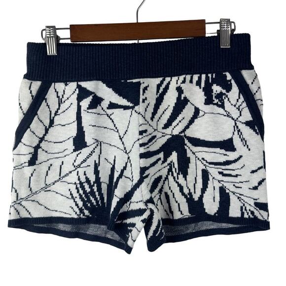 MADEWELL PULL ON TROPICAL VACATION SWEATER SHORTS IN DEEP NAVY NWOT SIZE XS - Picture 3 of 16